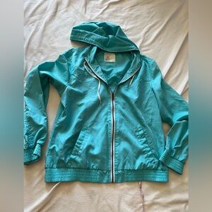 Zine Zumiez Women's Teal Windbreaker Jacket